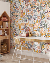 Abstact Floral Mural